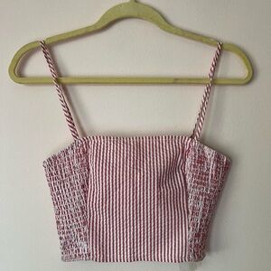 The Fifth Label Seersucker Crop Top